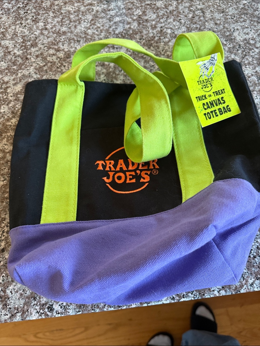 Trader Joe’s trick or treat canvas bag